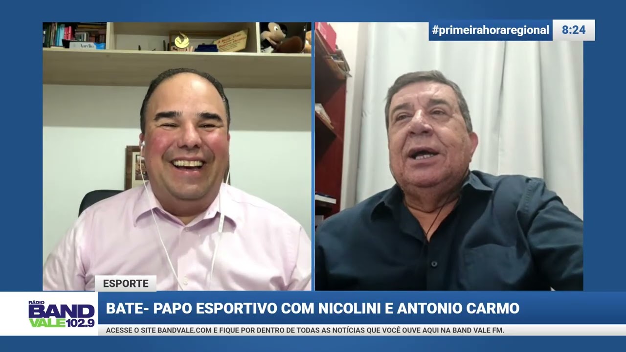 Bate-papo esportivo com Nicolini e Antonio Carmo - 25 de fevereiro de 2026