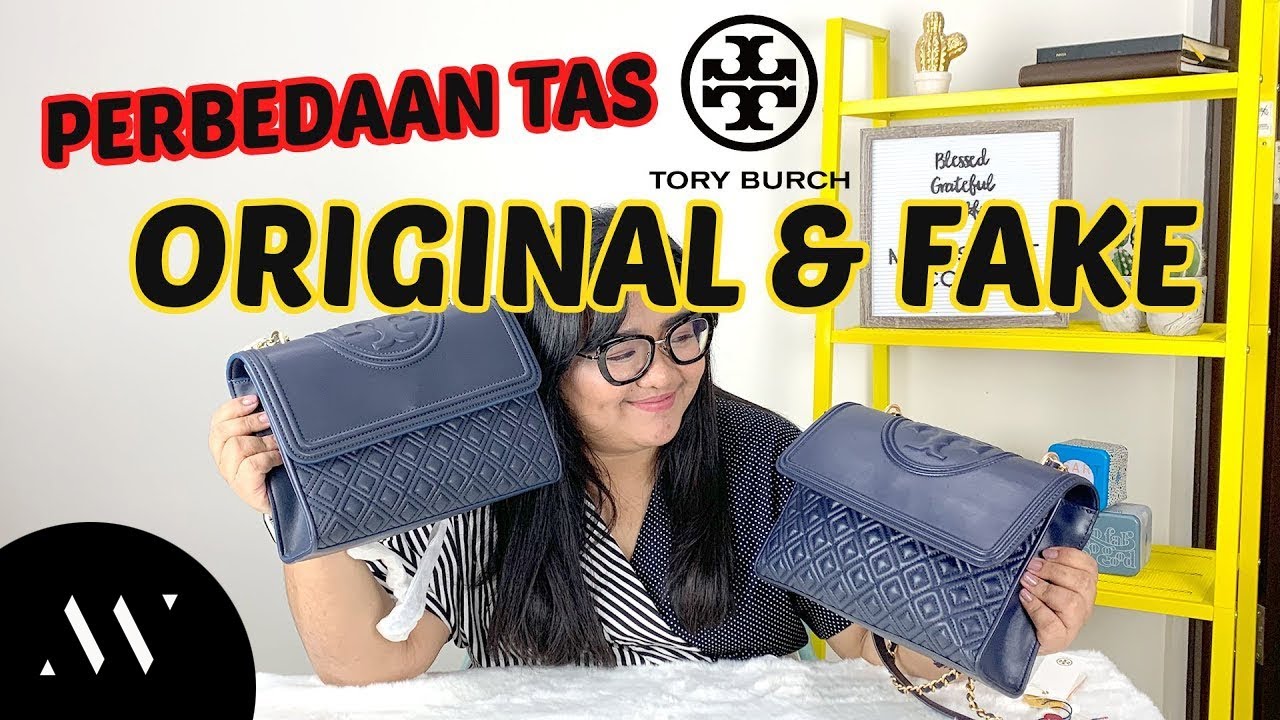 PARAH! MIRIP BGT SAMA YANG ASLI, YANG BIKIN GA ADA AHLAK [PERBEDAAN TAS TORY BURCH ORIGINAL & FAKE]
