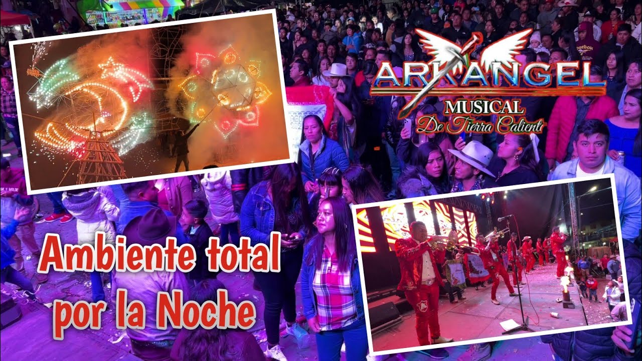 Fiesta en la Comunidad de Cheranástico Ambiente Total Por la Noche 15/08/2023