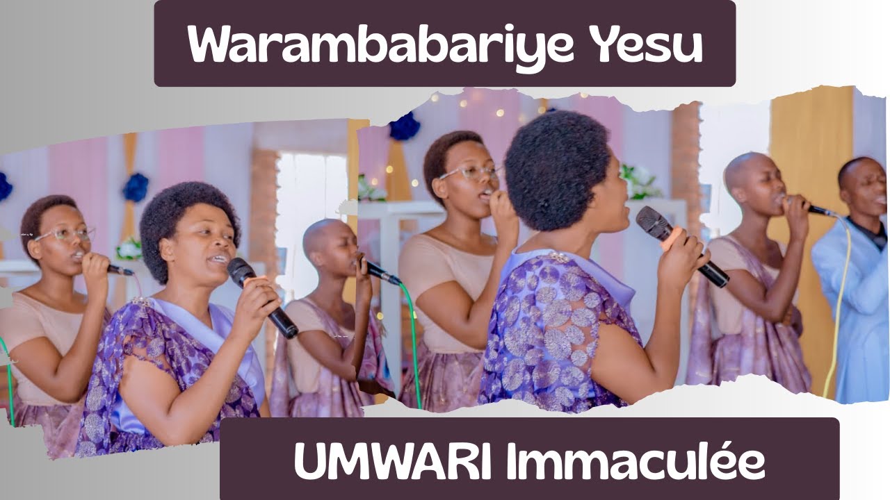 Umuririmvyikazi Immaculée mu Kajaga.