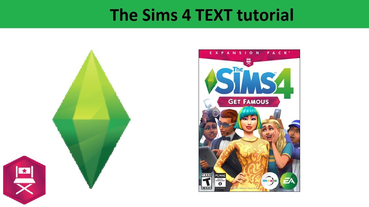 The Sims 4 Text Tutorial: Get Famous expansion pack
