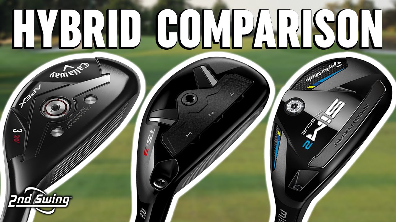 Golf Hybrid Comparison | TaylorMade SIM2 Rescue, Callaway Apex Pro, Titleist TSi3