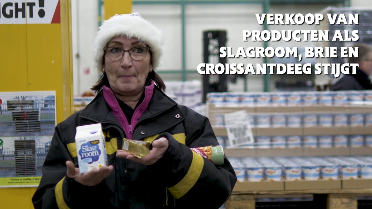 Kerstdrukte bij het distributiecentrum Vers in Veghel!
