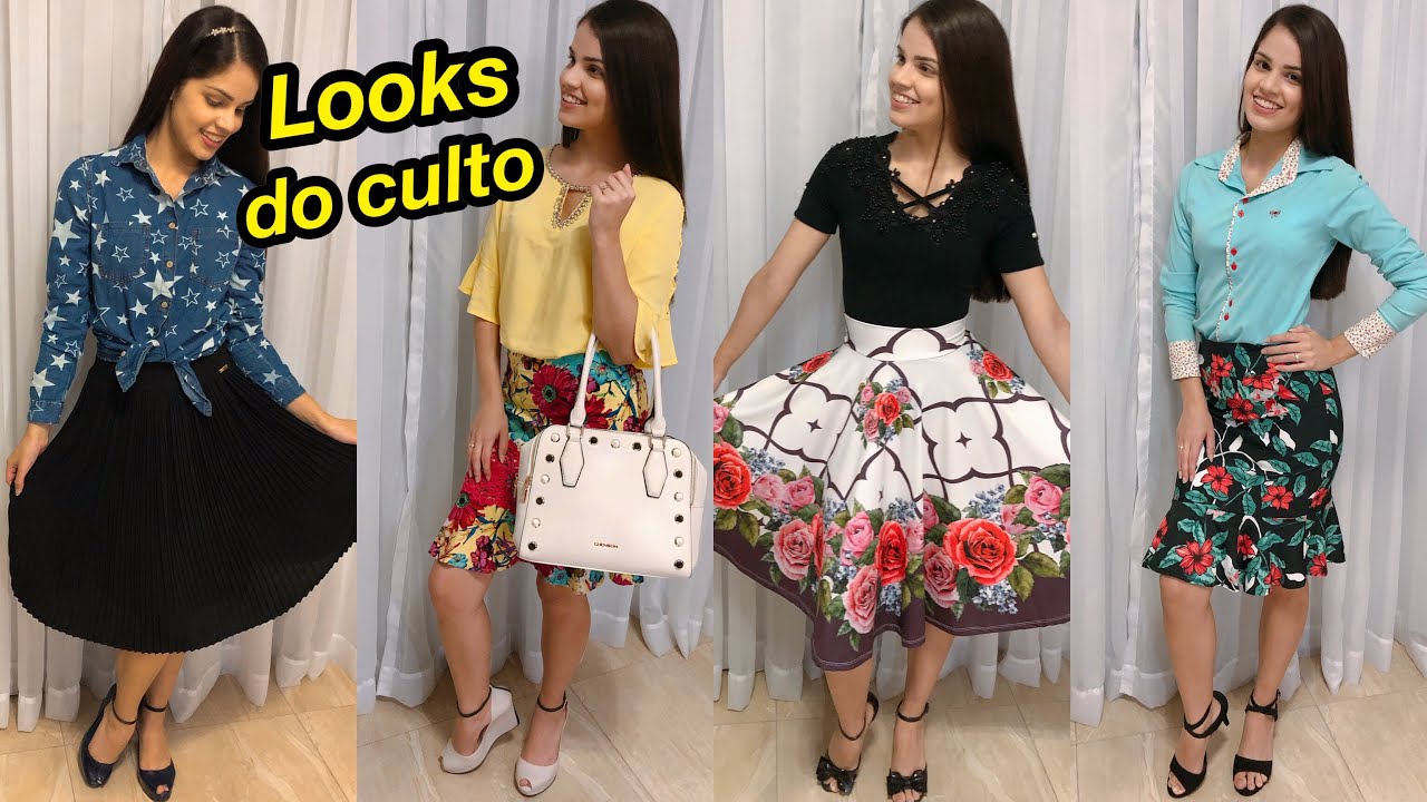 10 INSPIRAÇÕES DE LOOKS PARA IGREJA | MODA CRISTÃ | MODA EVANGÉLICA