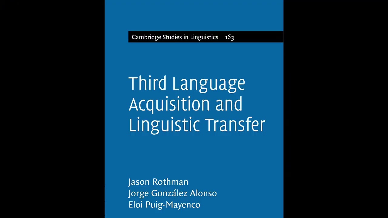 Third Language Acquisition and Linguistic Transfer Chapter 4 – Transfer in Multilingual Morphosyntax