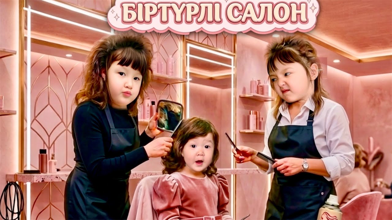 2-часть. БІРТҮРЛІ САЛОННАН ШЫҒА АЛМАЙ ҚАЛДЫҚ 😭🥸😱