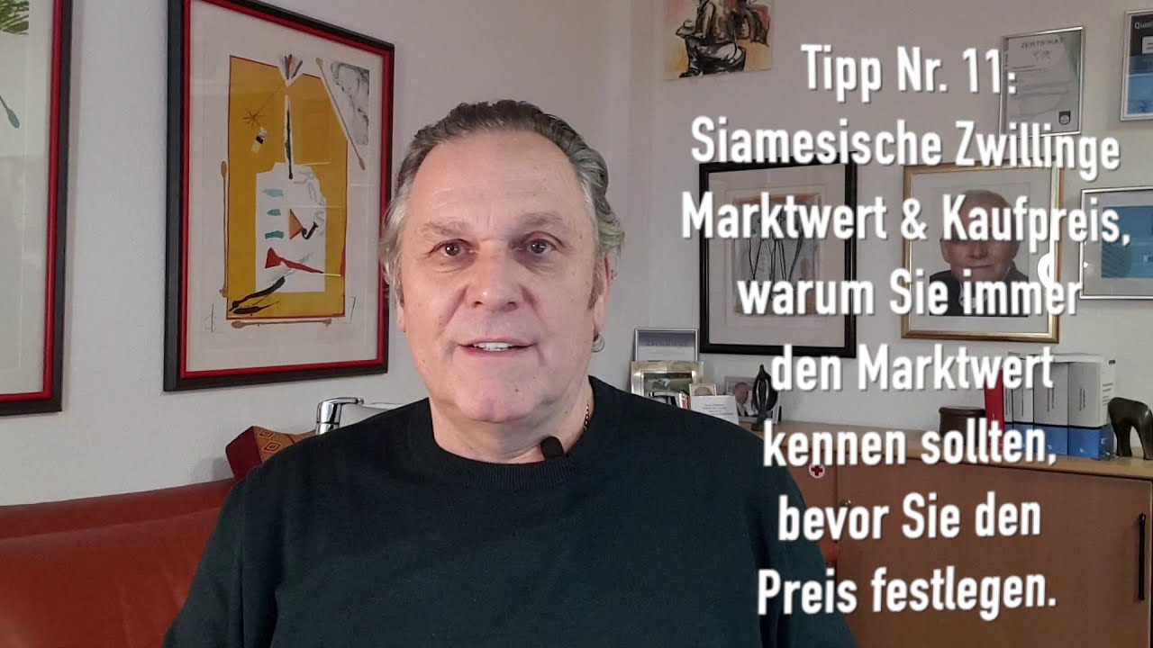 11. Tipp: Siamesische Zwillinge - Marktwert & Kaufpreis  | 24 Tipps zum Hausverkauf von Hardy Fuß