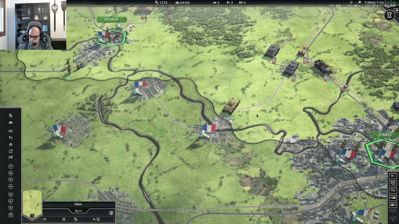 #6 París | Panzer Corps 2 | Sin refuerzos, David Vs Goliat, Prestigio mínimo.