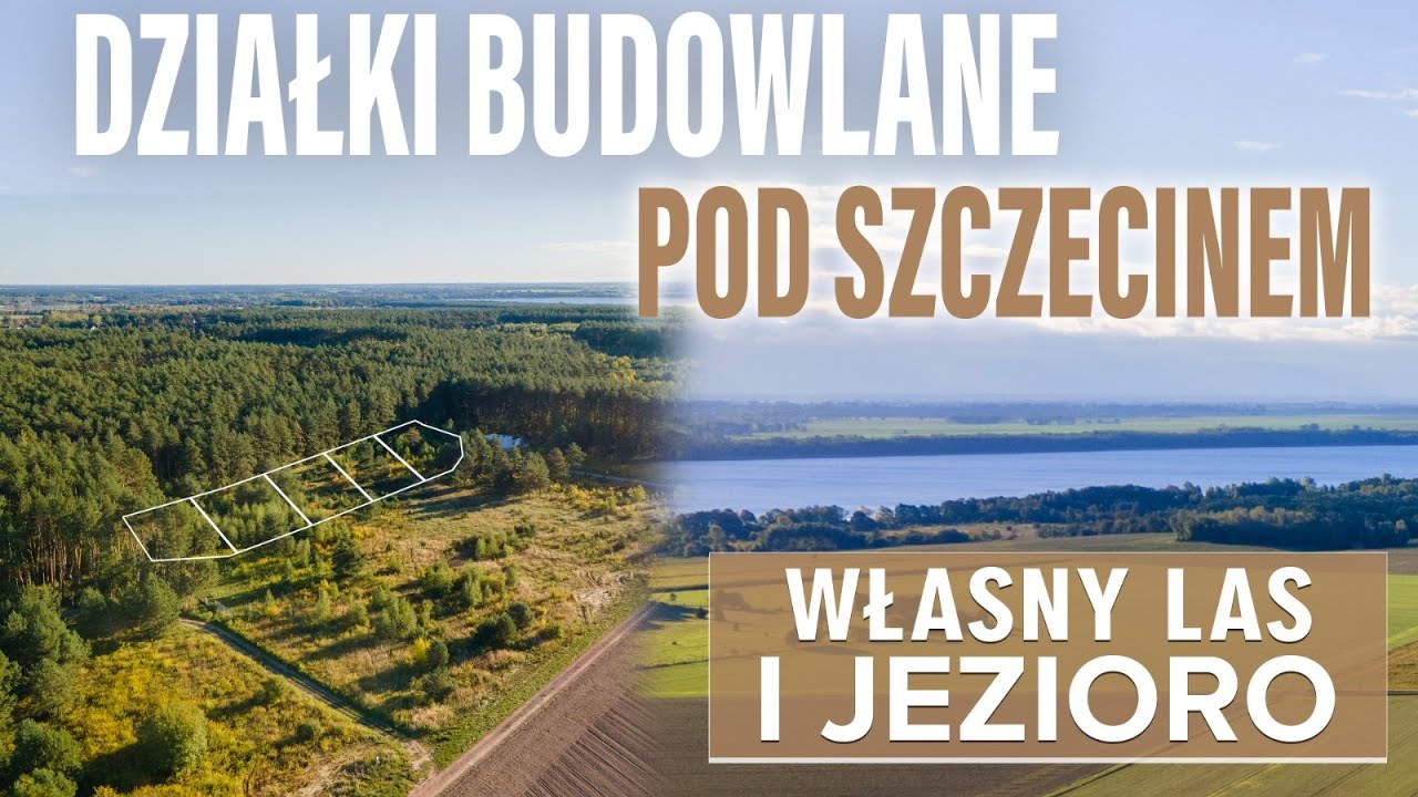 Niebywałe Działki Budowlane tuż przy samym lesie w Kobylance, Zachodniopomorskie - Zapraszam