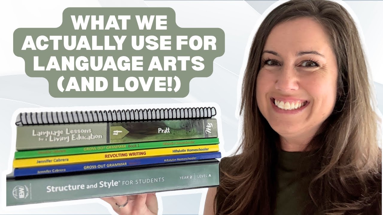 Language Arts Homeschool Curriculum Stack &mdash; Sharing What We Use (and Love!)
