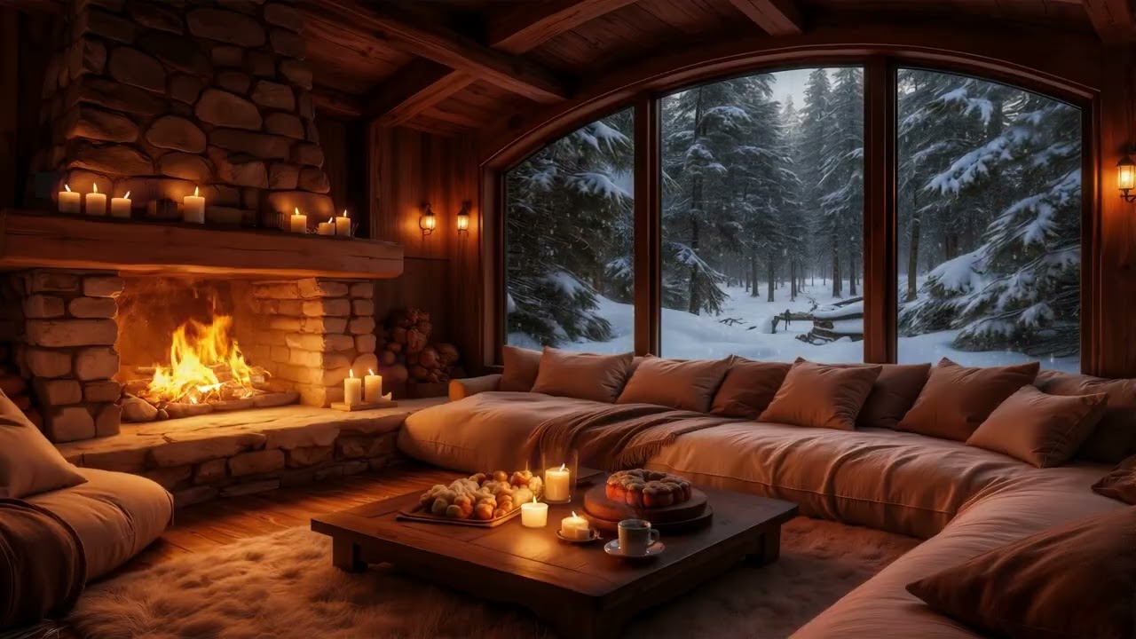 Winter February, Soft Acoustic Guitar Ambiance | Perfect for Cozy Fireplace, Coffee & Quiet Comfort