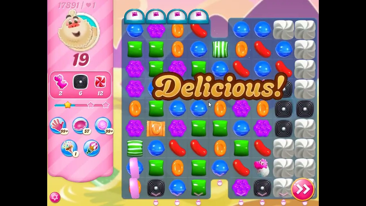 Candy Crush Saga Level 17891 - NO BOOSTERS | SKILLGAMING ✔️