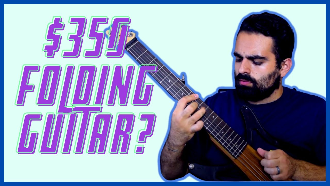 A $350 Folding Travel Guitar?  Reviewing The Snap Axe E by Snap Dragon Guitars
