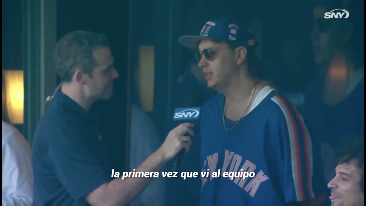 julian casablancas w/the Mets, mini entrevista (July 26th)
