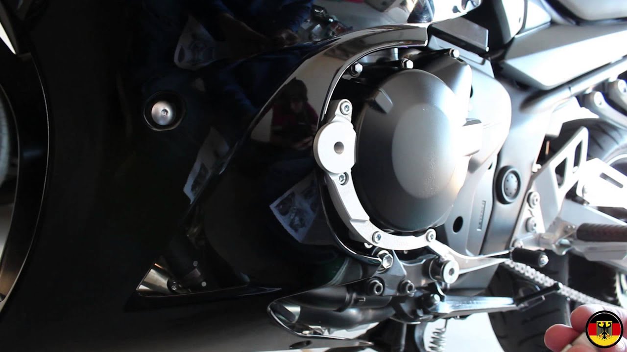 Suzuki GSX1250FA Sliders Installation