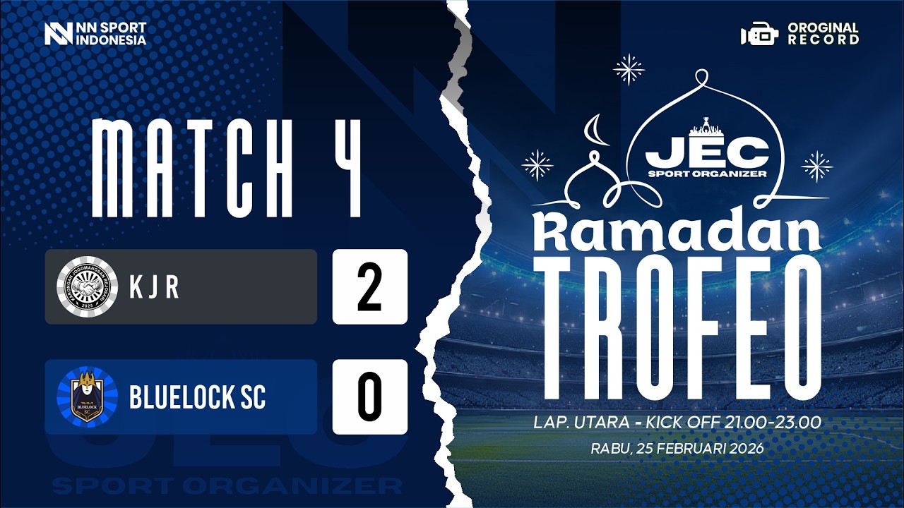 MATCH 4 - K J R vs BLUELOCK SC (2-0) | RABU, 25 FEB 2006 - ORIGINAL RECORD