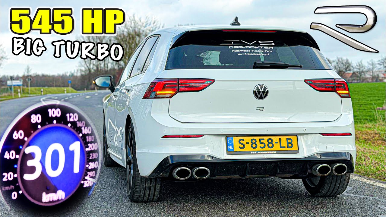 545HP VW GOLF R MK8 *TURBO UPGRADE* // 0-100 100-200 200-300