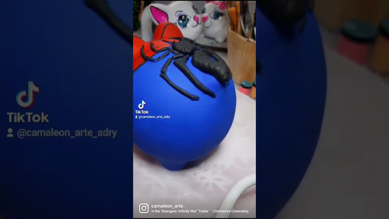 Alcancia Spiderman, manualidades,  pintar ceramicas