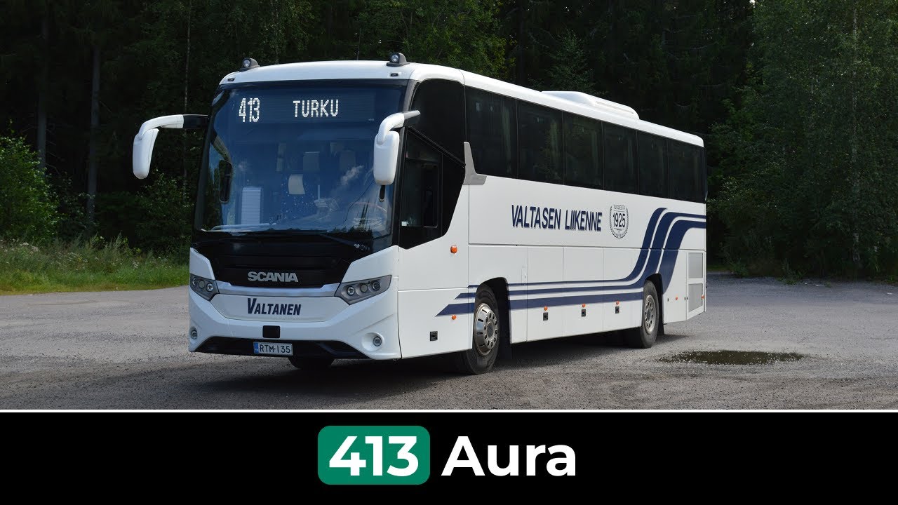 Seutu+ Linja 413: Turku, linja-autoasema - Aura