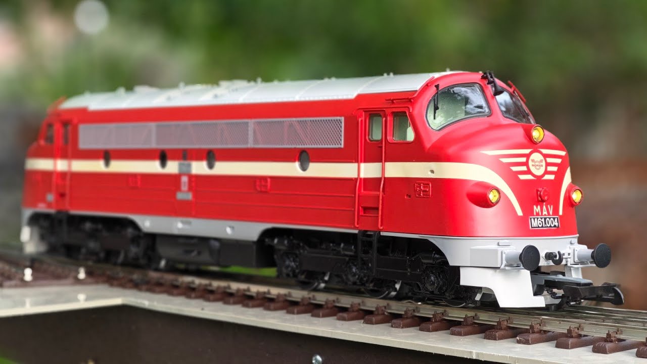 PIKO G scale (1:26) M&Aacute;V NOHAB M61 004 Hungarian EMD diesel locomotive 