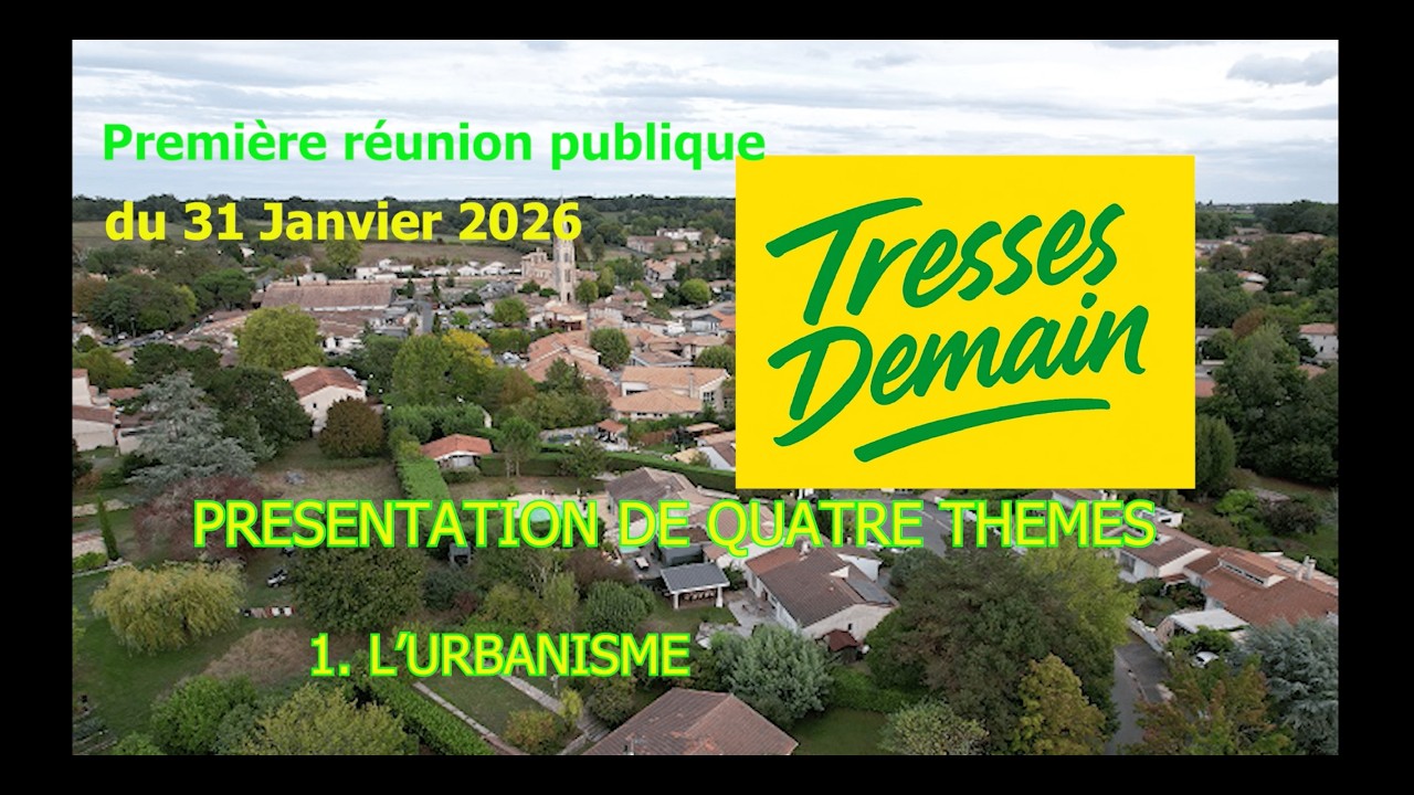 Vidéo 2  premier thème : l'Urbanisme