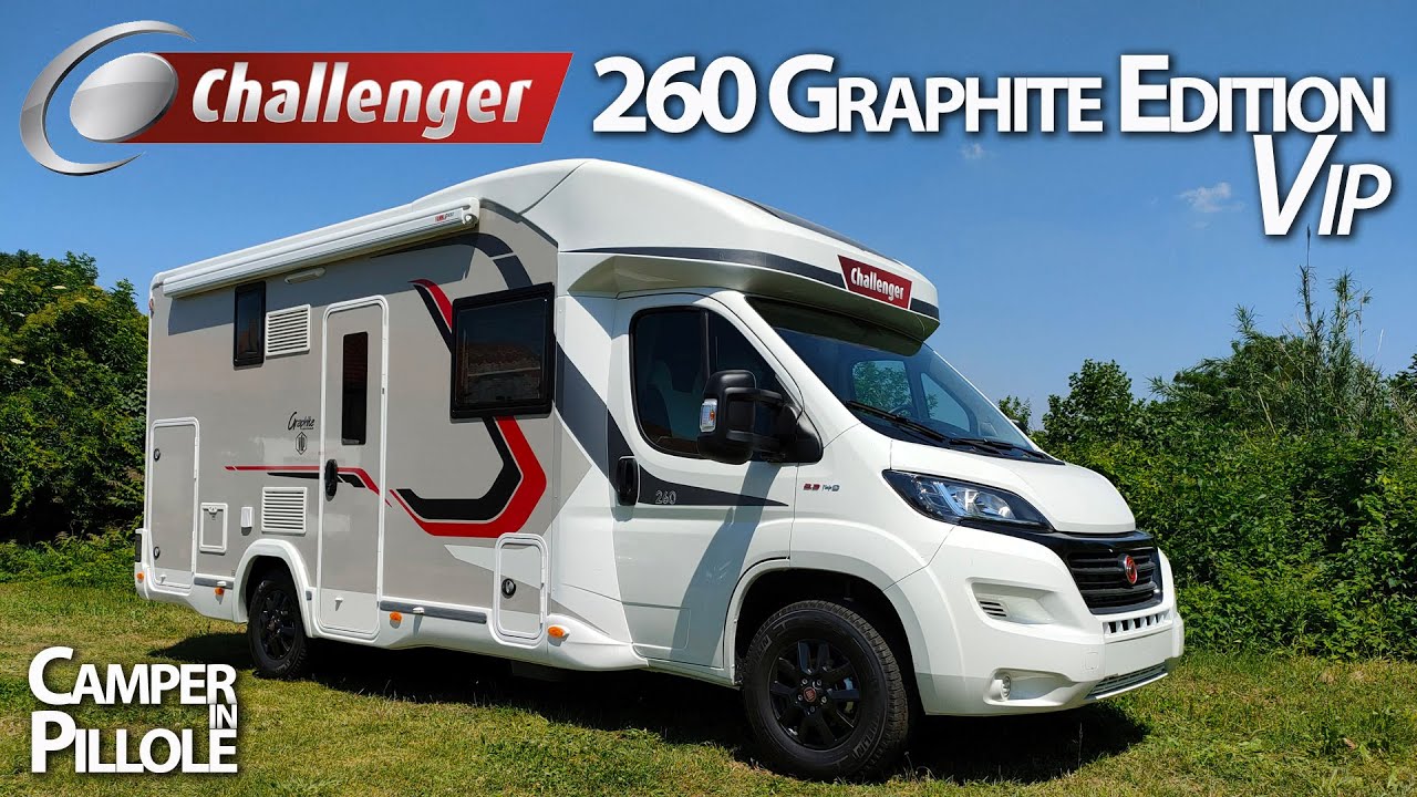 Challenger 260 Graphite Edition Vip: grande bagno, generoso living e cambio automatico di serie