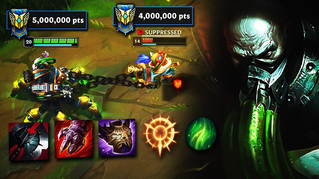 Destroying the Teemo matchup with Urgot...