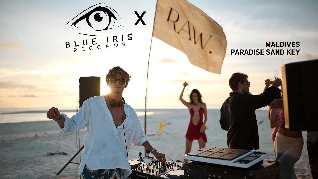 Blue Iris Records x Raw - Kasbï - Paradise sand key in the Maldives Islands
