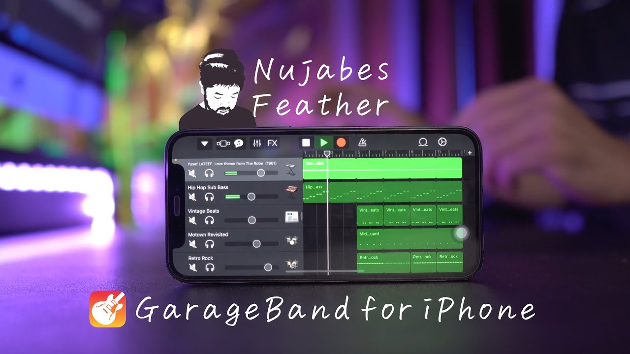 NujabesのFeatherをGarageBandだけで作る！iPhoneだけでサンプリングするやり方を解説！