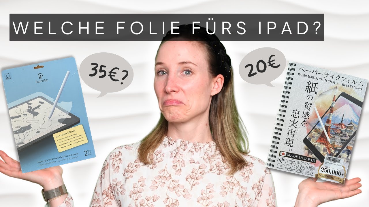 Welche Folie fürs iPad? Paperlike vs. Bellemond