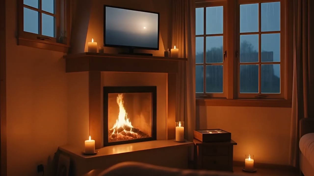 Rain Sounds with Soft Piano for Sleep & Meditation | Deep Relaxation | 15 Minutes