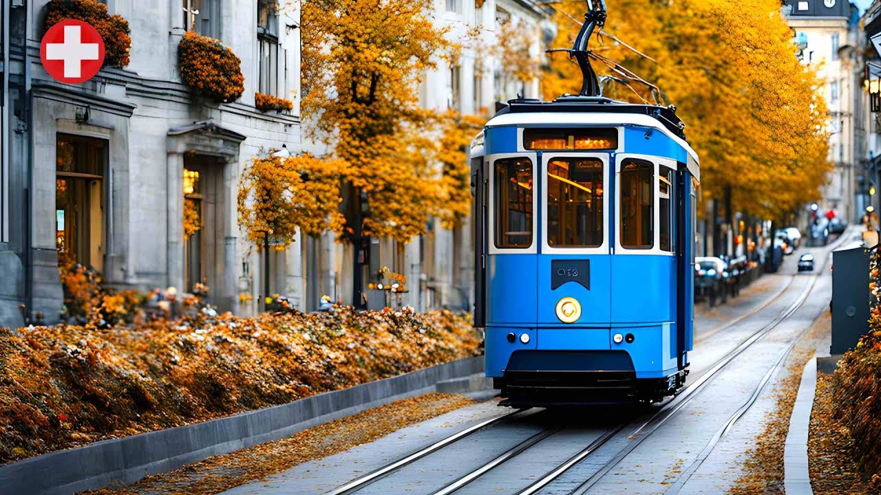 Beautiful Zurich Switzerland Walking Tour! ❄️🚶‍♂️ 🇨🇭✨