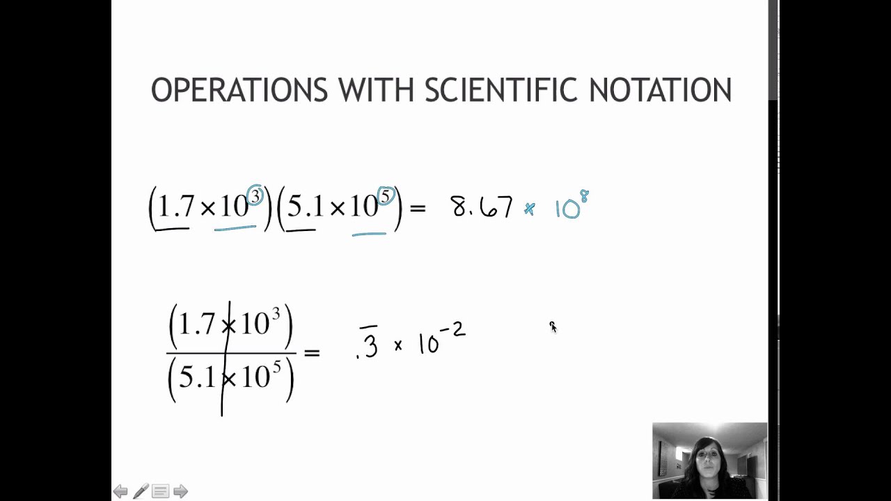 52.2 Operations with Scientific Notation (4.1)