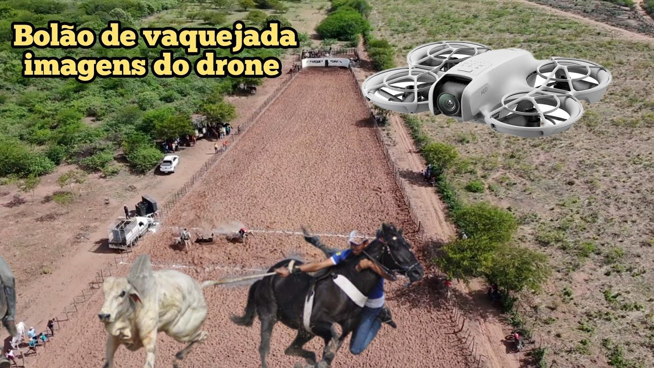 Bolão de vaquejada imagens do drone #drone #vaquejada 