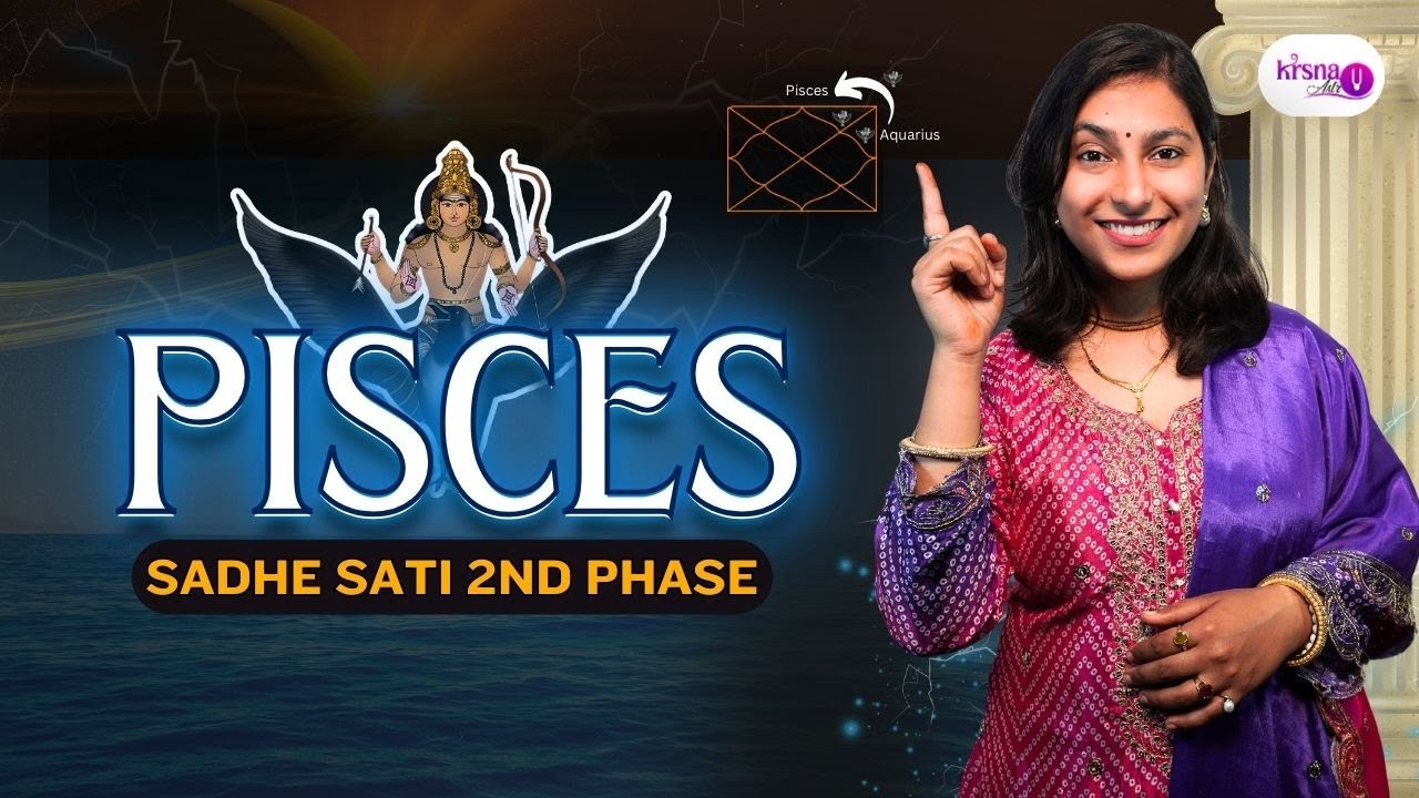 Pisces Sade Sati 2nd Phase | Impact of Saturn on Meena Rashi | KRSNAASTRO