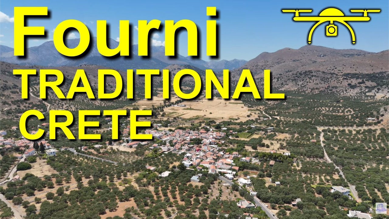 Fourni – Lasithi – Kreta von oben – 4K Drohnenvideo