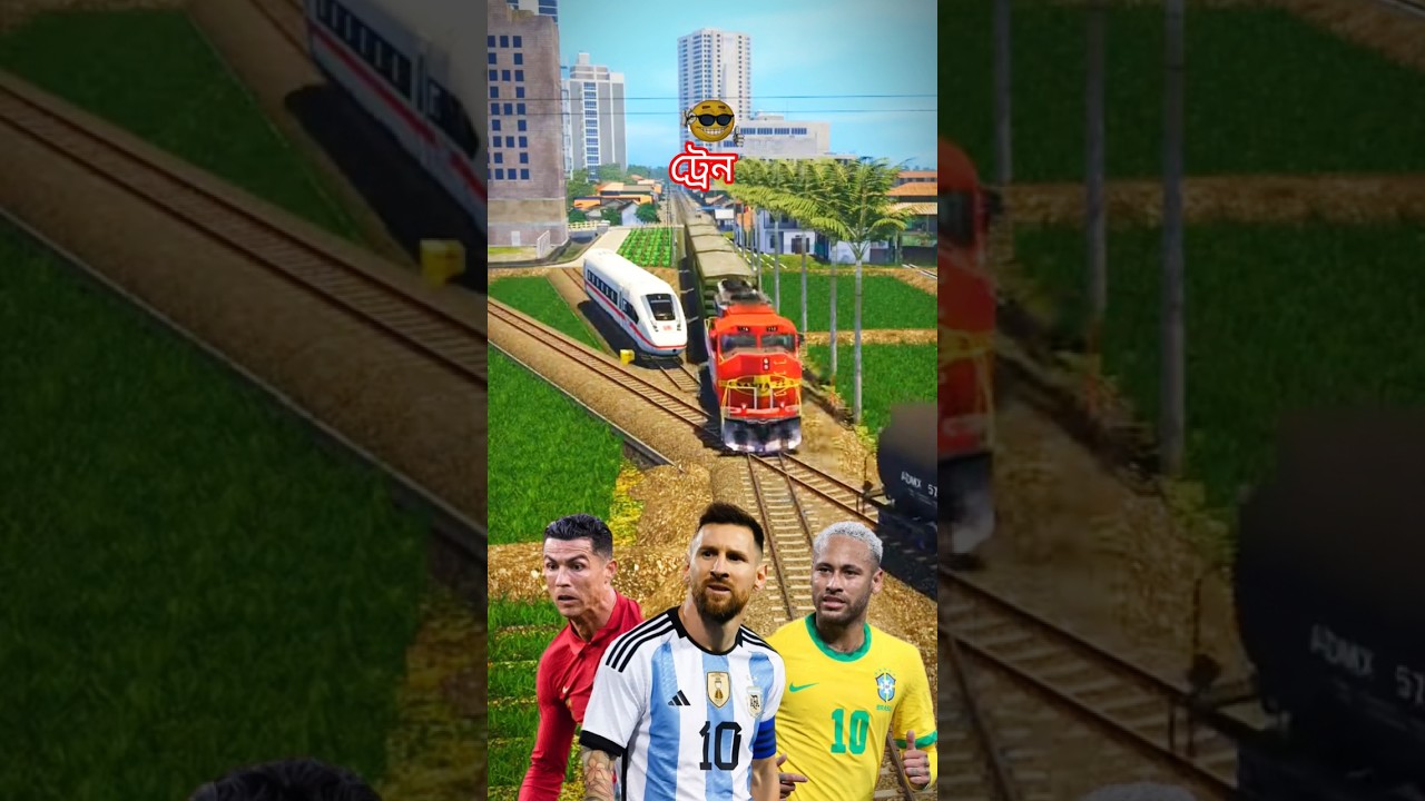 Crazy Train Rescue Mission Gone Wrong! 🚂🔥 #shots #automobile #cartoon #gaming