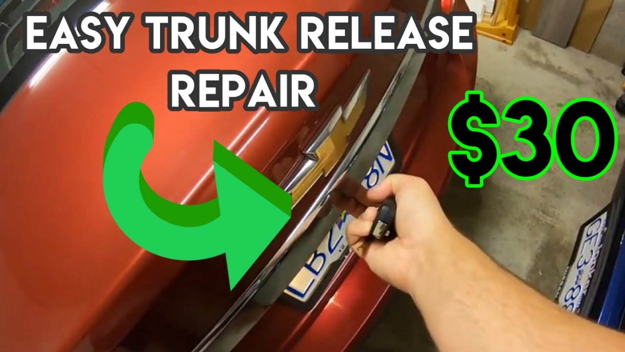 HOW TO FIX A TRUNK RELEASE BUTTON THAT WON'T WORK *FAILED TRUNK RELEASE BUTTON*