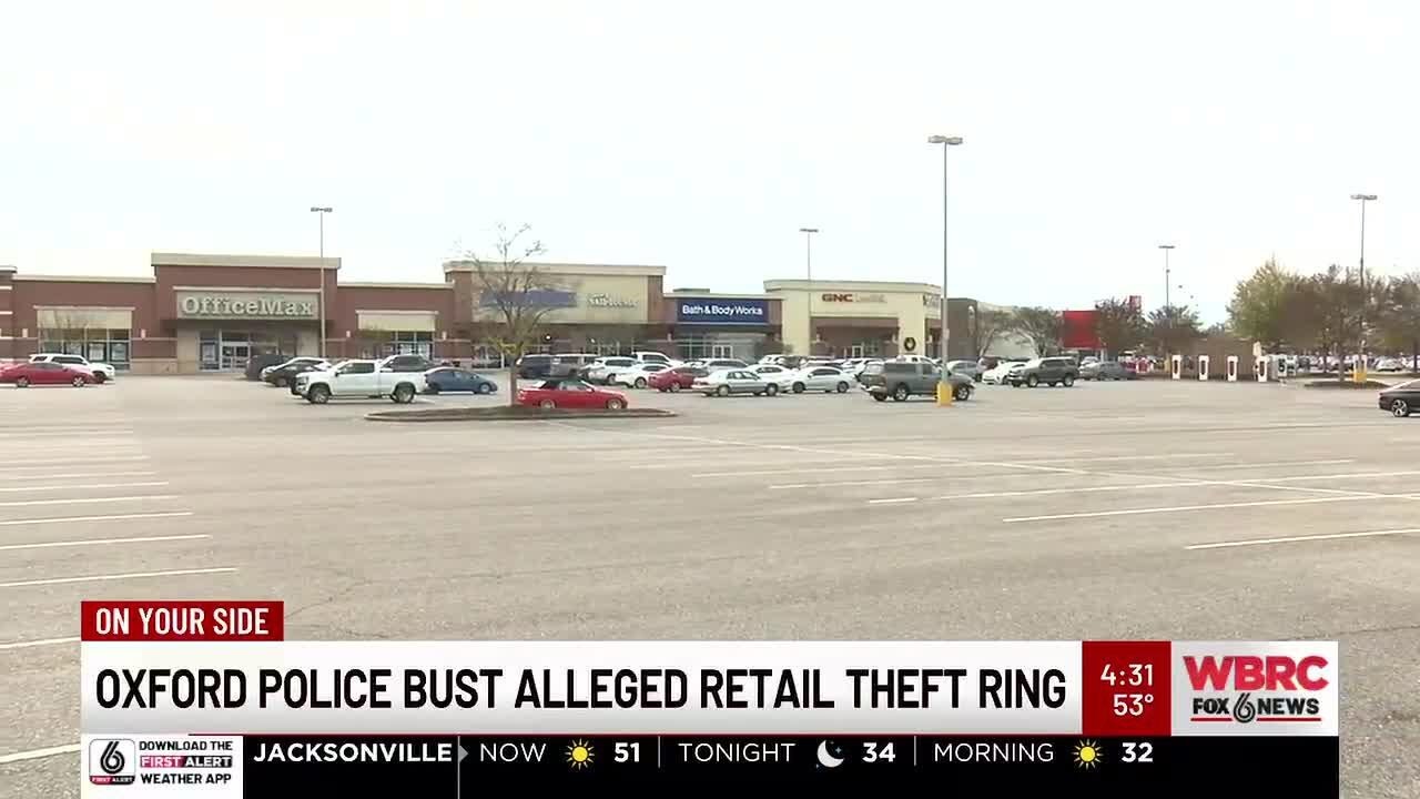 Oxford police bust alleged retail theft ring