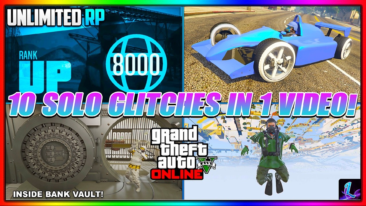 10 Solo Glitches In GTA 5 Online!