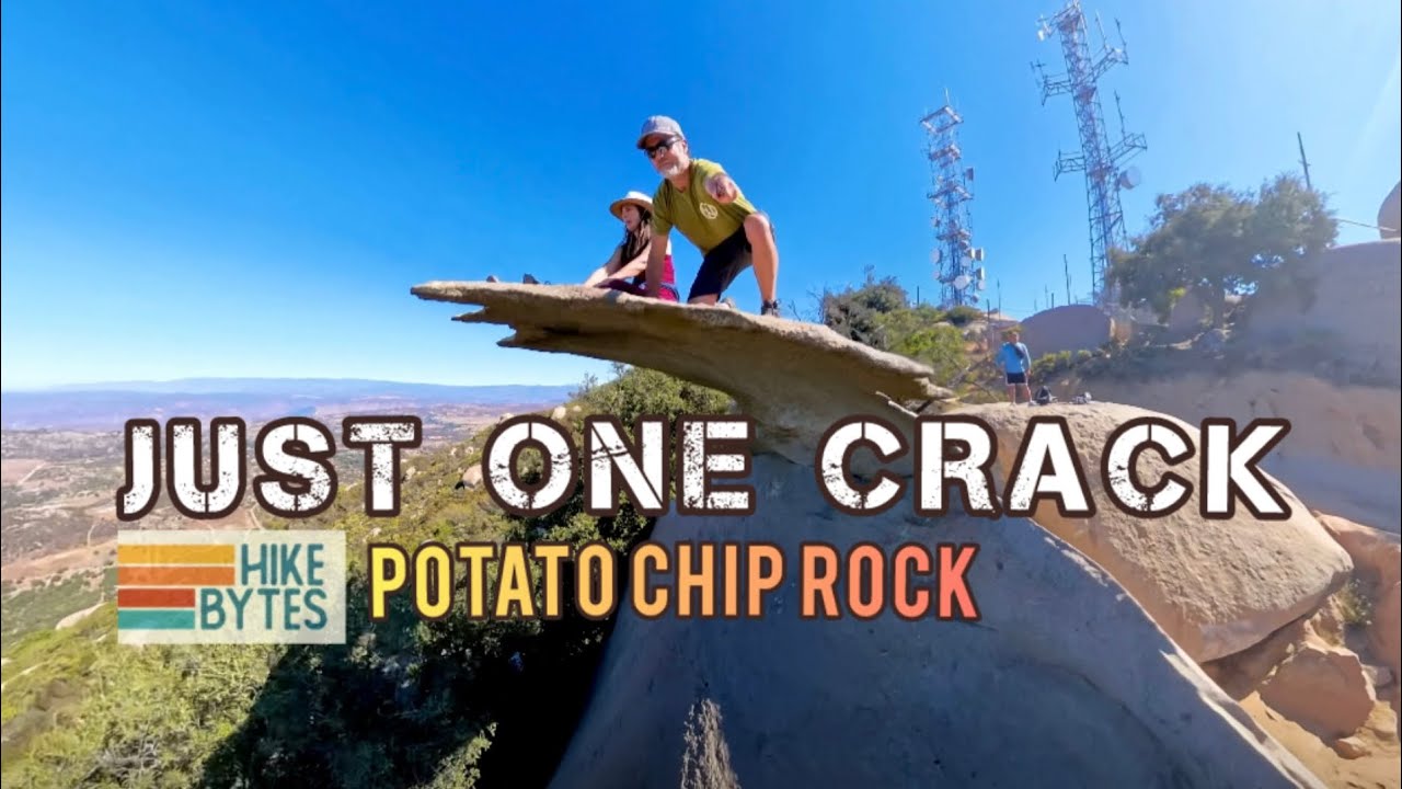 Above & Below  Potato Chip Rock | Mount Woodson Hiking San Diego CA | Best Rock Climbing