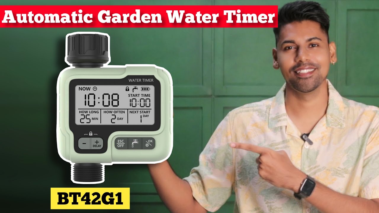 Best Irrigation Controller Automatic Water Timer | Blackt BT42G1 Digital Watering Timer