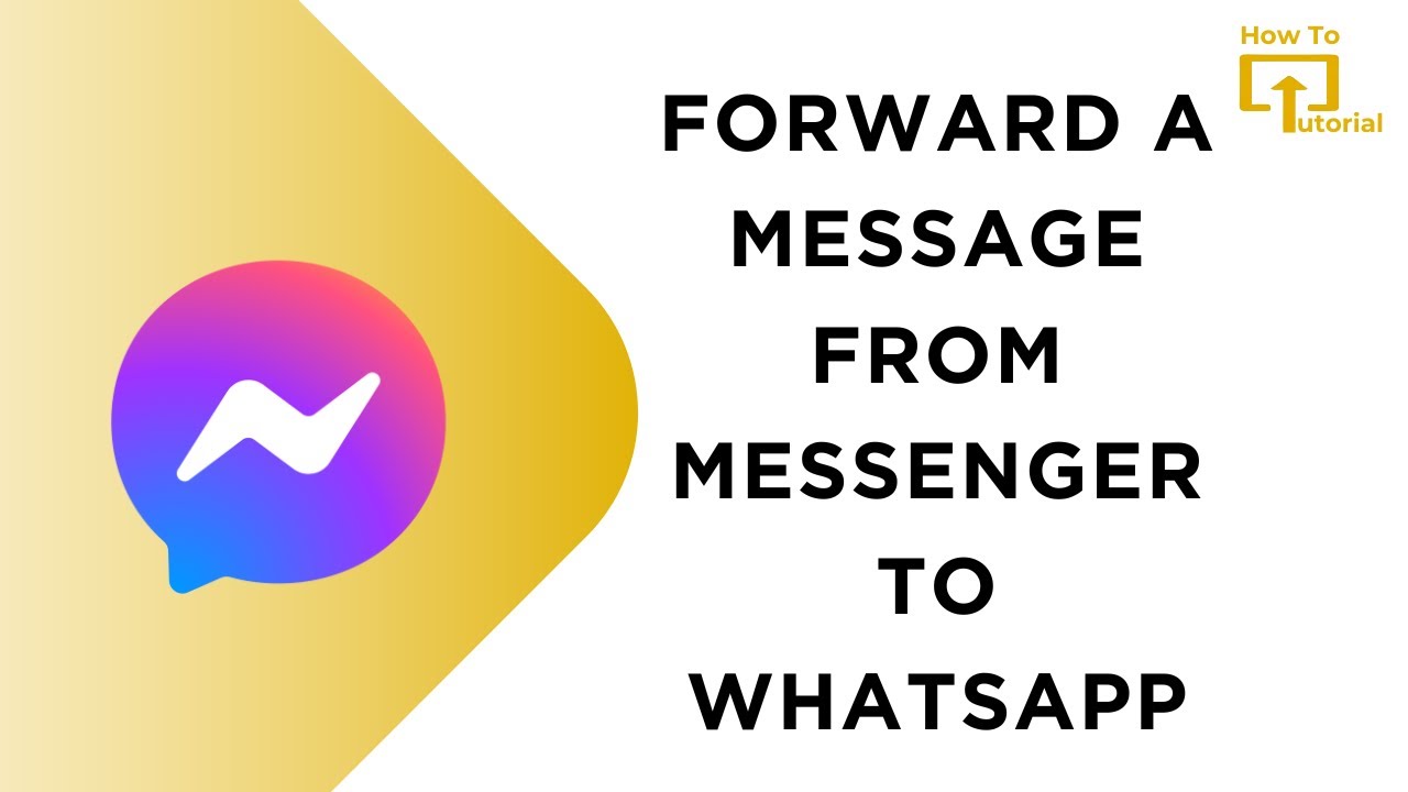Как переслать сообщение из Messenger в WhatsApp
