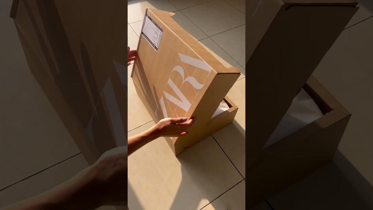 Let&rsquo;s unbox my package from @zara  #zaraoutfit #outfit