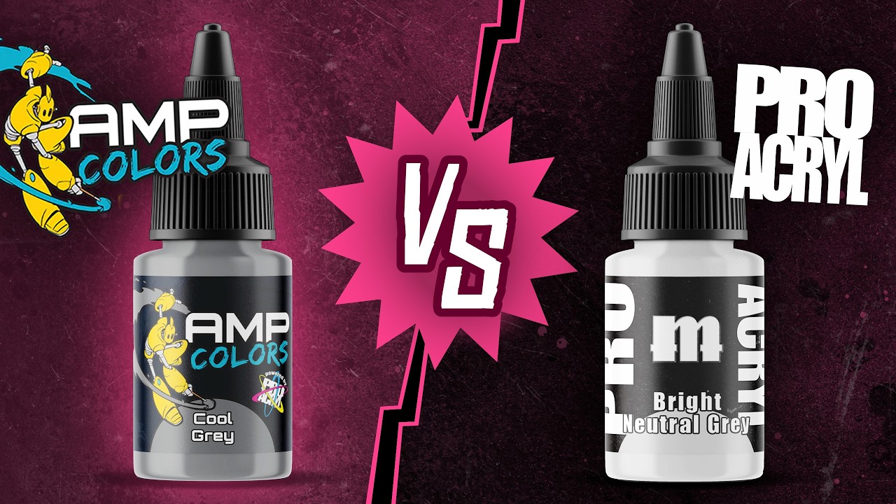 Misleading marketing?! AMP Colors vs. Pro Acryl explained (Cosmic Paint Sets 1 & 2 review)
