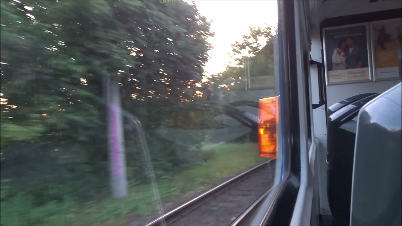 Straßenbahn Leipzig -- Mitfahrt Tatra T4D-M1 Tw.  2107