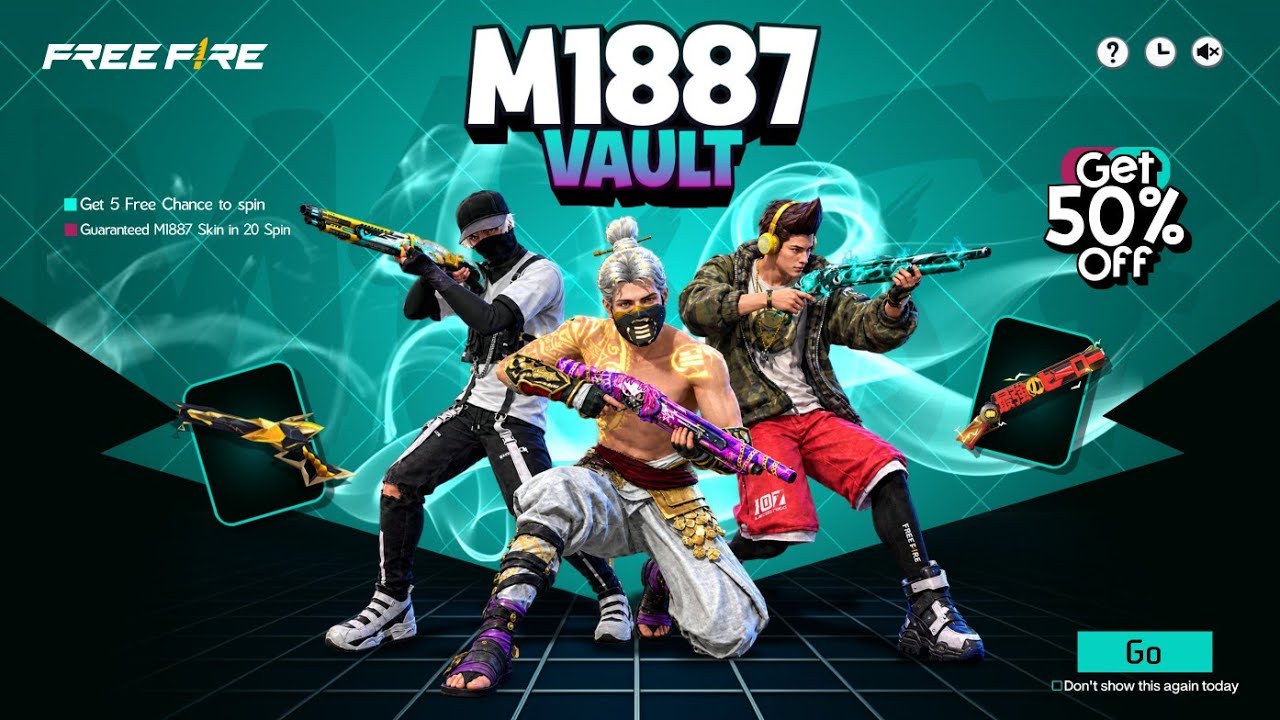 M1887 Vault Event Confirm Date ফাইনালি আসছে😍 | Ff New Event Bd Server | Free Fire New Event