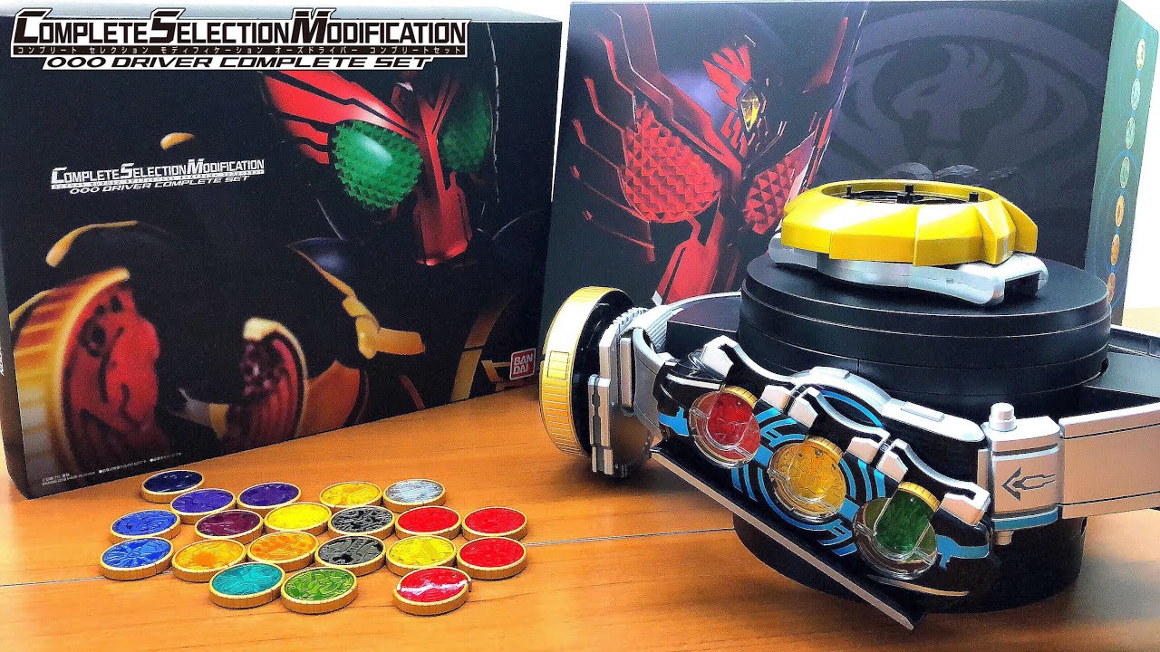 【開封レビュー】CSM オーズドライバー コンプリートセット 仮面ライダーオーズ 梱包状態 箱 音声確認 コアメダル アンク 映司 仮面ライダーポセイドン コンセレ kamen rider ooo