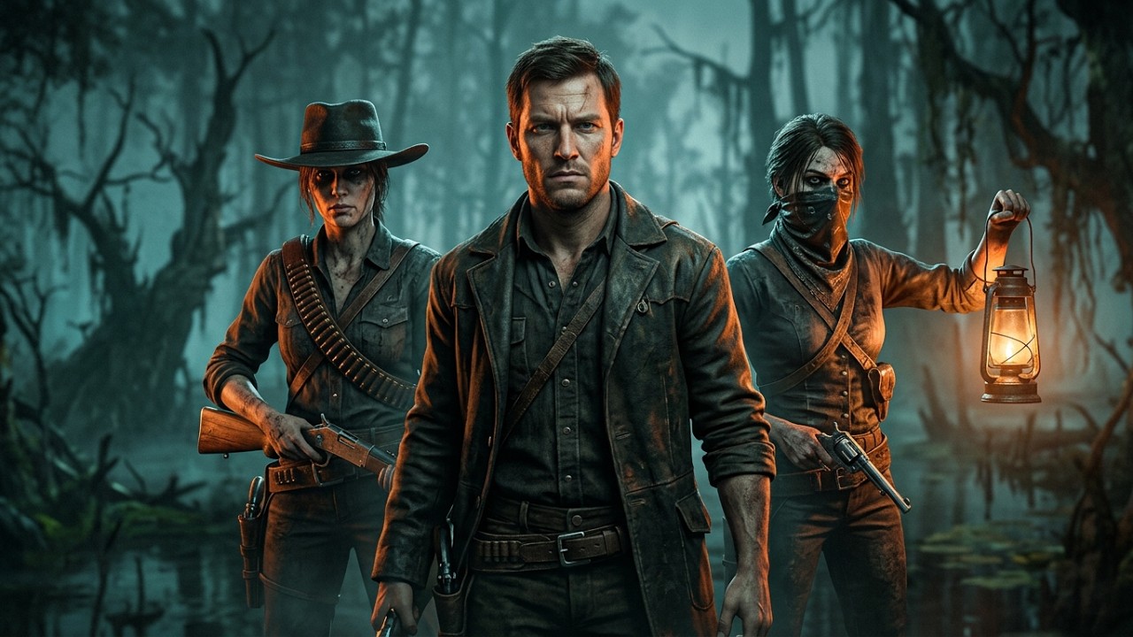 **Hunt Showdown 1896**  Играем с Девчулями)