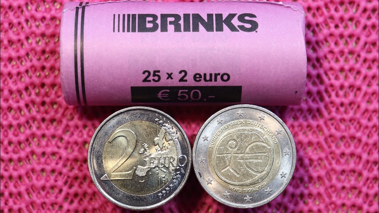 EMU Strichm&auml;nnchen 2 Euro Coin Roll Hunting 77NL